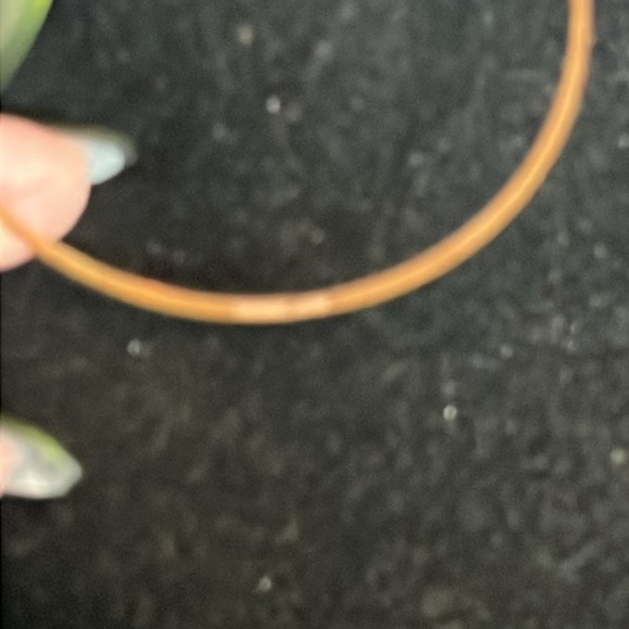 Elegant Michael Kors rose, gold, plated Hoop Earrings large - Picture 2 of 6